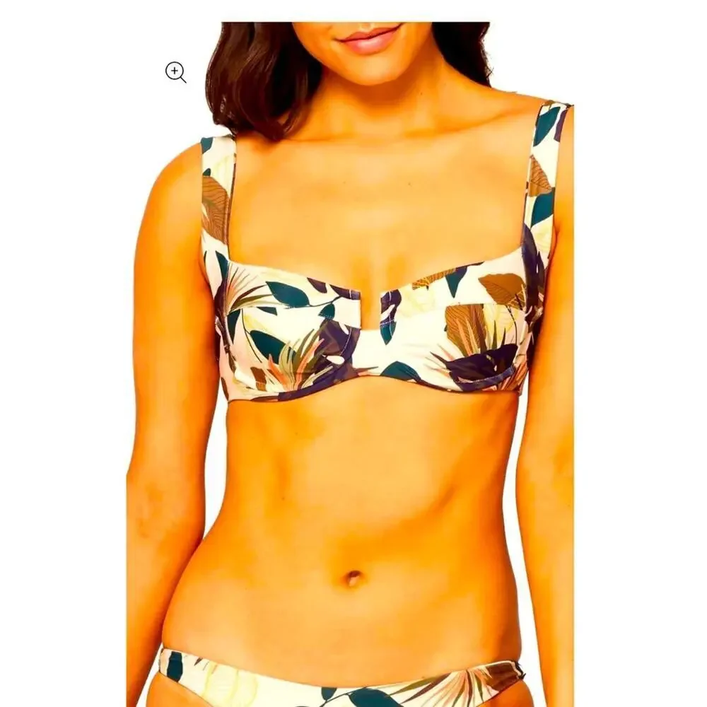 NWT L*Space Camellia Cabana Bikini Set Sugar and Spice small